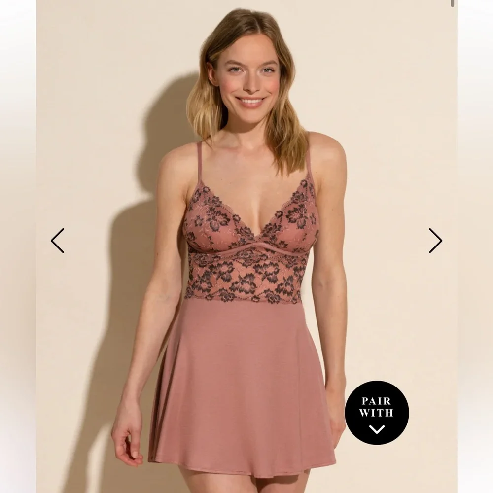 COSABELLA Savona Chemise & G-String Set
Size Medium - Picture 2 of 11